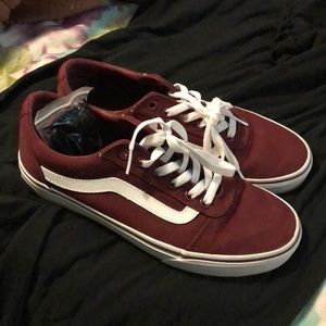 maroon vans